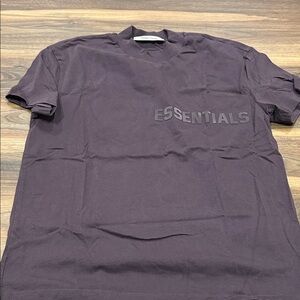 Essentials Men's Dark Purple Short Sleeve Tee